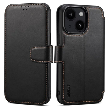 E1 For iPhone 14 Plus / 15 Plus Cover Magnetic Leather Stand Cell Phone Case Compatible with MagSafe