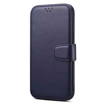 E1 For iPhone 14 Plus / 15 Plus Cover Magnetic Leather Stand Cell Phone Case Compatible with MagSafe