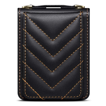 For Samsung Galaxy Z Flip4 5G Case PU Leather+PC Phone Cover Protective Phone Shell with Strap