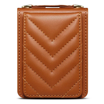For Samsung Galaxy Z Flip3 5G Phone Protector PU Leather+PC Phone Case Phone Shell with Strap