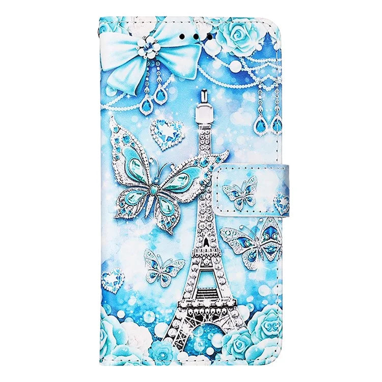 YB Pattern Printing Leather Series-4 for Xiaomi Redmi A3 Case Wallet Pattern Printing Phone Cover