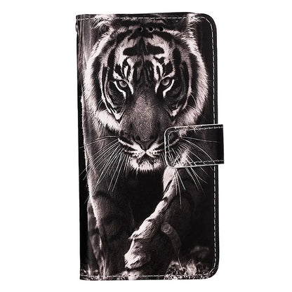 YB Pattern Printing Leather Series-4 for Xiaomi Redmi A3 Case Wallet Pattern Printing Phone Cover