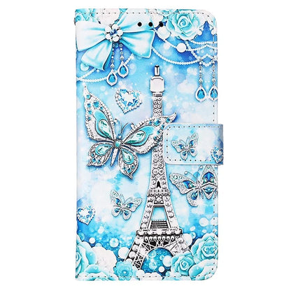 YB Pattern Printing Leather Series-4 for Xiaomi Redmi Note 13 4G Phone Case with Hand Strap