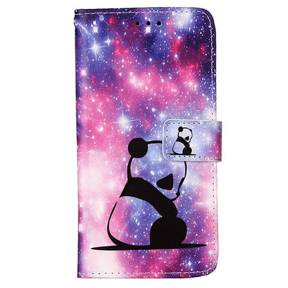 YB Pattern Printing Leather Series-4 for Xiaomi Redmi Note 13 4G Phone Case with Hand Strap
