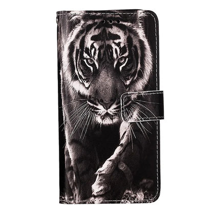 YB Pattern Printing Leather Series-4 for Xiaomi Redmi Note 13 5G Phone Case Pattern Printing Stand Cover