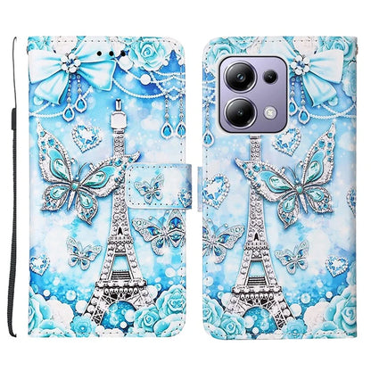 YB Pattern Printing Leather Series-4 for Xiaomi Redmi Note 13 Pro 4G / Poco M6 Pro 4G Case Leather Wallet Cover
