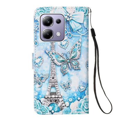 YB Pattern Printing Leather Series-4 for Xiaomi Redmi Note 13 Pro 4G / Poco M6 Pro 4G Case Leather Wallet Cover