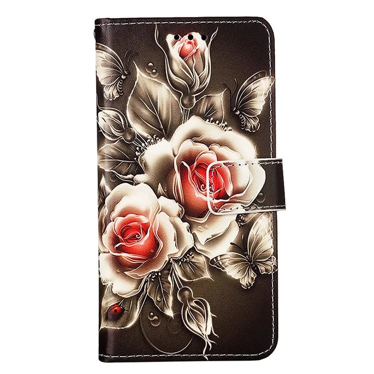 YB Pattern Printing Leather Series-4 for Xiaomi Redmi Note 13 Pro 4G / Poco M6 Pro 4G Case Leather Wallet Cover
