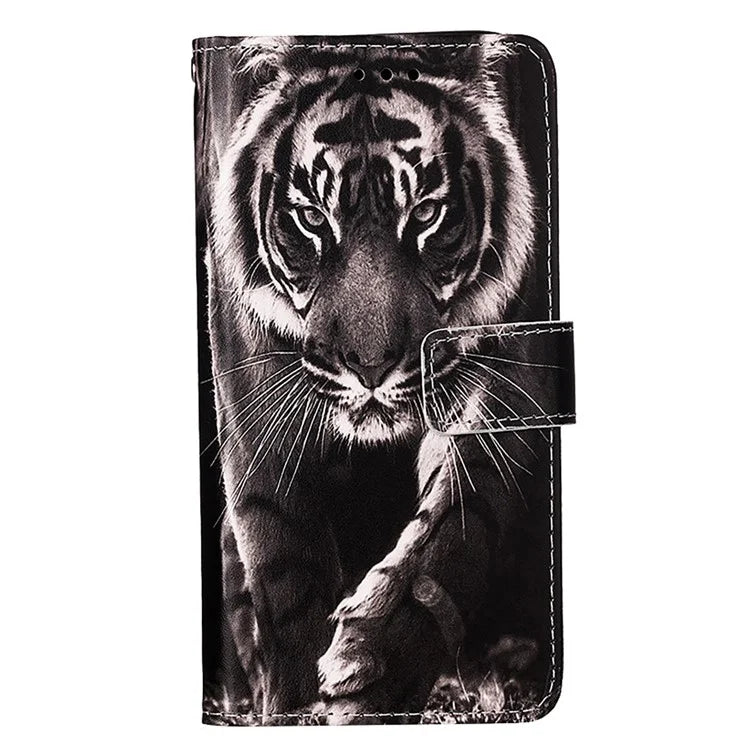 YB Pattern Printing Leather Series-4 for Xiaomi Redmi Note 13 Pro 4G / Poco M6 Pro 4G Case Leather Wallet Cover
