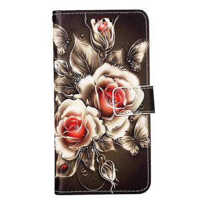 YB Pattern Printing Leather Series-4 for Xiaomi Redmi Note 13 Pro 5G / Poco X6 5G Case Foldable Stand Phone Shell