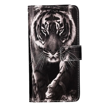 YB Pattern Printing Leather Series-4 for Xiaomi Redmi Note 13 Pro 5G / Poco X6 5G Case Foldable Stand Phone Shell