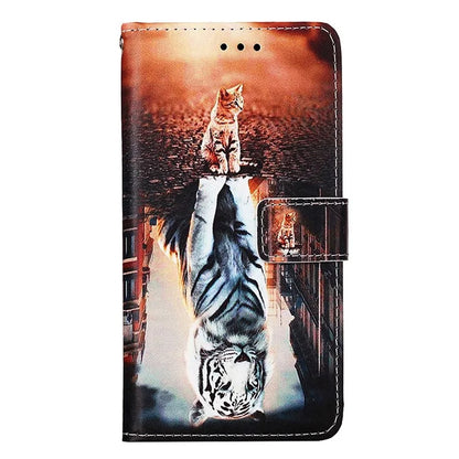 YB Pattern Printing Leather Series-4 for Xiaomi Redmi Note 13 Pro 5G / Poco X6 5G Case Foldable Stand Phone Shell
