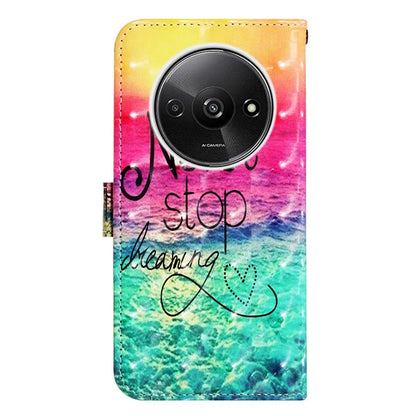 YB Pattern Printing Leather Series-2 For Xiaomi Redmi A3 Case 3D Pattern Folio Purse Phone Cover