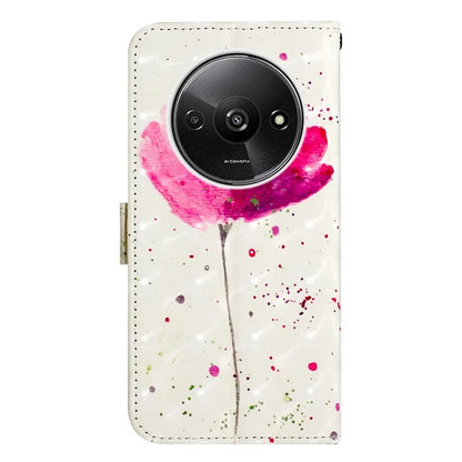 YB Pattern Printing Leather Series-2 For Xiaomi Redmi A3 Case 3D Pattern Folio Purse Phone Cover