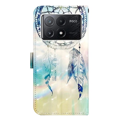 YB Pattern Printing Leather Series-2 For Xiaomi Poco X6 Pro 5G / Redmi K70E 5G Case Flip Phone Cover