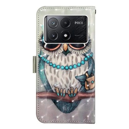 YB Pattern Printing Leather Series-2 For Xiaomi Poco X6 Pro 5G / Redmi K70E 5G Case Flip Phone Cover
