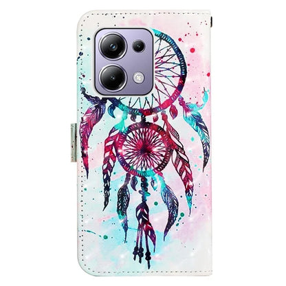 YB Pattern Printing Leather Series-2 For Xiaomi Redmi Note 13 Pro 4G / Poco M6 Pro 4G Case Leather Phone Cover
