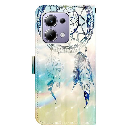 YB Pattern Printing Leather Series-2 For Xiaomi Redmi Note 13 Pro 4G / Poco M6 Pro 4G Case Leather Phone Cover