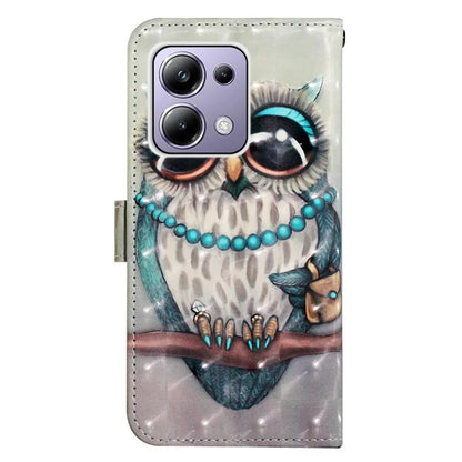 YB Pattern Printing Leather Series-2 For Xiaomi Redmi Note 13 Pro 4G / Poco M6 Pro 4G Case Leather Phone Cover