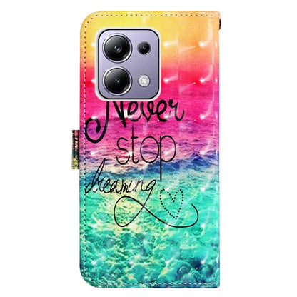 YB Pattern Printing Leather Series-2 For Xiaomi Redmi Note 13 Pro 4G / Poco M6 Pro 4G Case Leather Phone Cover