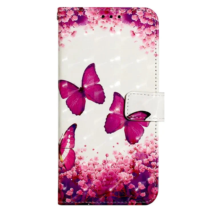 YB Pattern Printing Leather Series-2 For Motorola Moto G Play 5G (2024) / Moto G 5G (2024) Phone Case Leather Flip Cover