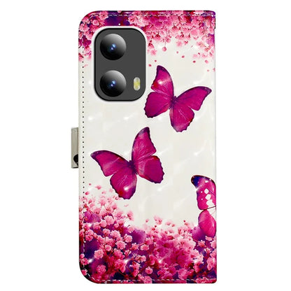 YB Pattern Printing Leather Series-2 For Motorola Moto G Play 5G (2024) / Moto G 5G (2024) Phone Case Leather Flip Cover