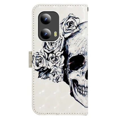 YB Pattern Printing Leather Series-2 For Motorola Moto G Play 5G (2024) / Moto G 5G (2024) Phone Case Leather Flip Cover