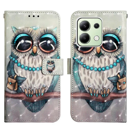 YB Pattern Printing Leather Series-2 For Xiaomi Redmi Note 13 4G Leather Case Anti-Drop Phone Cover