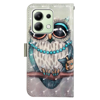 YB Pattern Printing Leather Series-2 For Xiaomi Redmi Note 13 4G Leather Case Anti-Drop Phone Cover