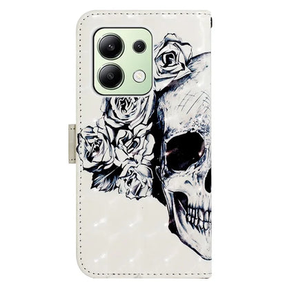 YB Pattern Printing Leather Series-2 For Xiaomi Redmi Note 13 4G Leather Case Anti-Drop Phone Cover