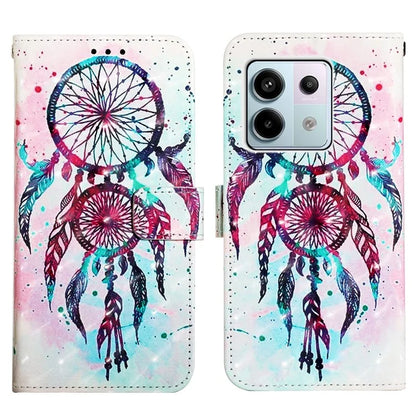 YB Pattern Printing Leather Series-2 For Xiaomi Redmi Note 13 Pro 5G / Poco X6 5G Phone Case Stand Leather Cover