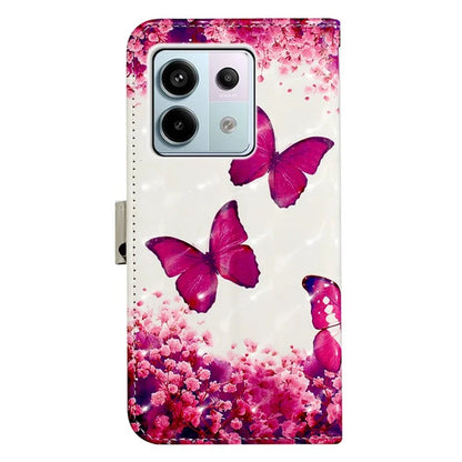 YB Pattern Printing Leather Series-2 For Xiaomi Redmi Note 13 Pro 5G / Poco X6 5G Phone Case Stand Leather Cover