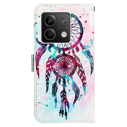 YB Pattern Printing Leather Series-2 For Xiaomi Redmi Note 13 5G (Global) Phone Case Leather Wallet Cover