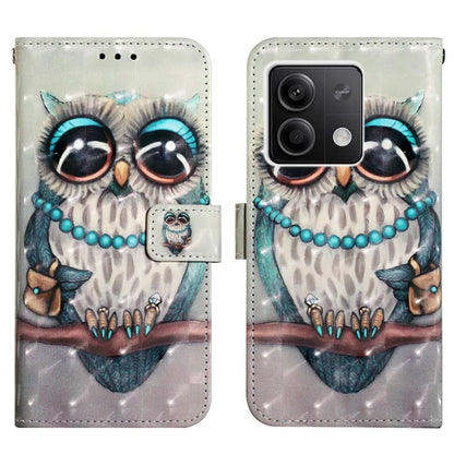 YB Pattern Printing Leather Series-2 For Xiaomi Redmi Note 13 5G (Global) Phone Case Leather Wallet Cover