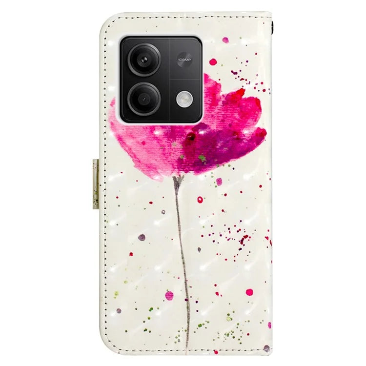 YB Pattern Printing Leather Series-2 For Xiaomi Redmi Note 13 5G (Global) Phone Case Leather Wallet Cover