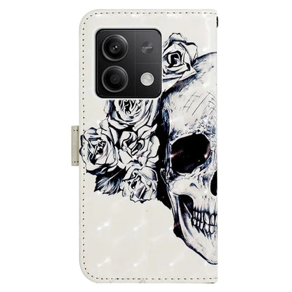 YB Pattern Printing Leather Series-2 For Xiaomi Redmi Note 13 5G (Global) Phone Case Leather Wallet Cover