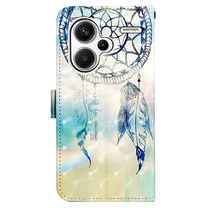 YB Pattern Printing Leather Series-2 For Xiaomi Redmi Note 13 Pro+ 5G Wallet Phone Case Leather Flip Cover