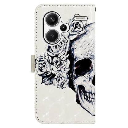 YB Pattern Printing Leather Series-2 For Xiaomi Redmi Note 13 Pro+ 5G Wallet Phone Case Leather Flip Cover