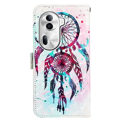 YB Pattern Printing Leather Series-2 For Oppo Reno11 Pro 5G (Global) Protective Case Leather Phone Shell