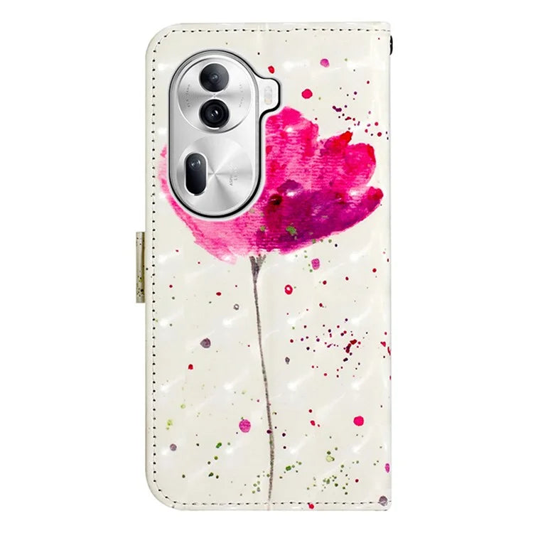 YB Pattern Printing Leather Series-2 For Oppo Reno11 Pro 5G (Global) Protective Case Leather Phone Shell