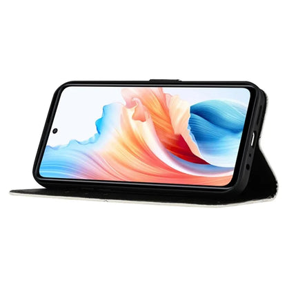 YB Pattern Printing Leather Series-2 For Oppo Reno11 Pro 5G (Global) Protective Case Leather Phone Shell