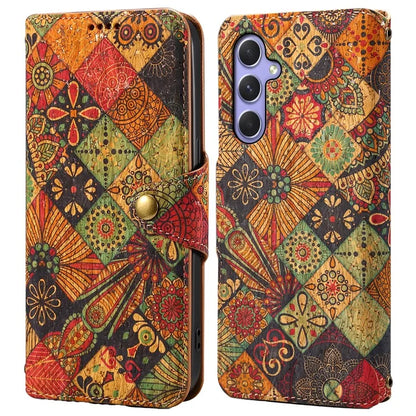 For Samsung Galaxy A54 5G Case Floral Pattern Flip Folio PU Leather Wallet Phone Cover