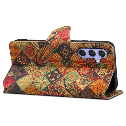 For Samsung Galaxy A54 5G Case Floral Pattern Flip Folio PU Leather Wallet Phone Cover