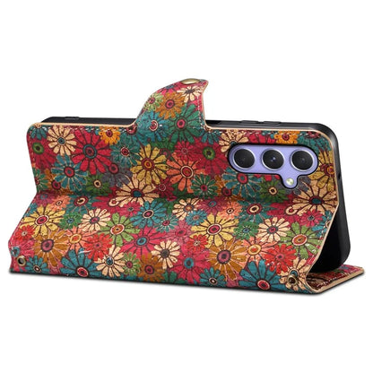 For Samsung Galaxy A54 5G Case Floral Pattern Flip Folio PU Leather Wallet Phone Cover