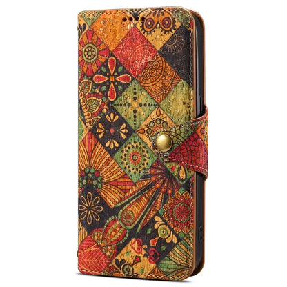 For Samsung Galaxy A05 4G Phone Case Floral Printing Wallet Leather Cover with Stand
