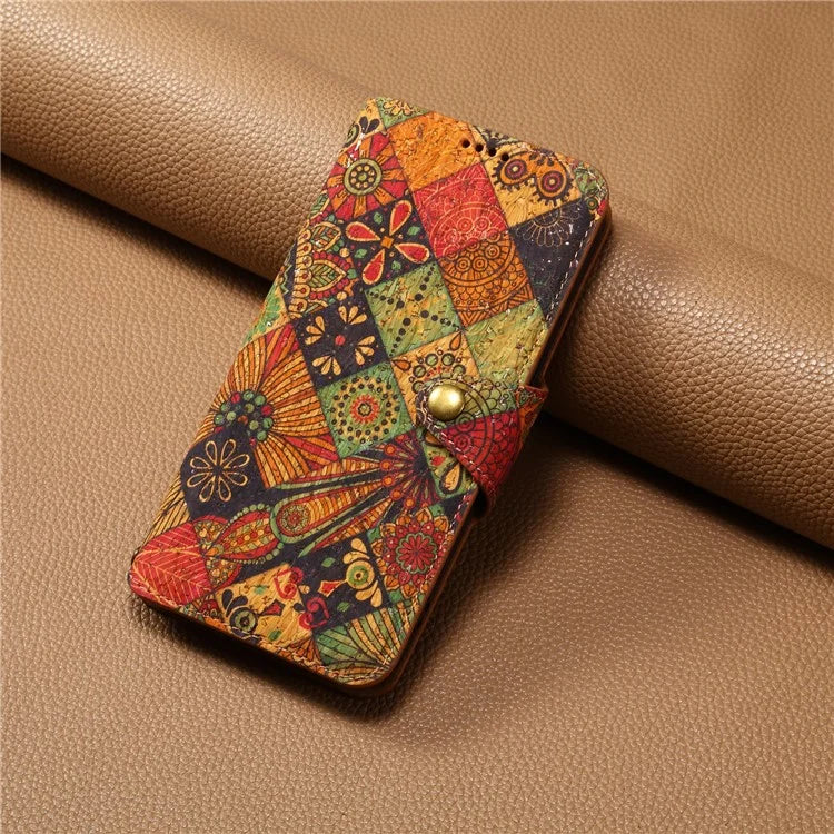 For Samsung Galaxy A05 4G Phone Case Floral Printing Wallet Leather Cover with Stand