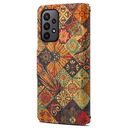For Samsung Galaxy A23 5G (Global Version) / A23 4G Wallet Case Floral Printing Leather Phone Cover with Stand