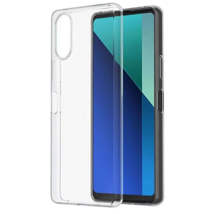 For Sony Xperia 5 VI Case Glossy TPU Watermark-Free Clear Back Cover