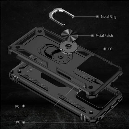 For Xiaomi Redmi Note 13 Pro 5G / Poco X6 5G Case PC+TPU Anti-Drop Phone Cover with Kickstand
