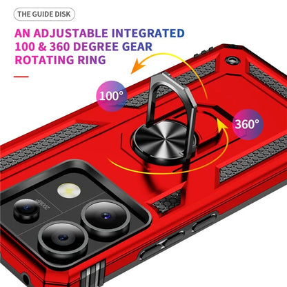For Xiaomi Redmi Note 13 Pro 5G / Poco X6 5G Case PC+TPU Anti-Drop Phone Cover with Kickstand